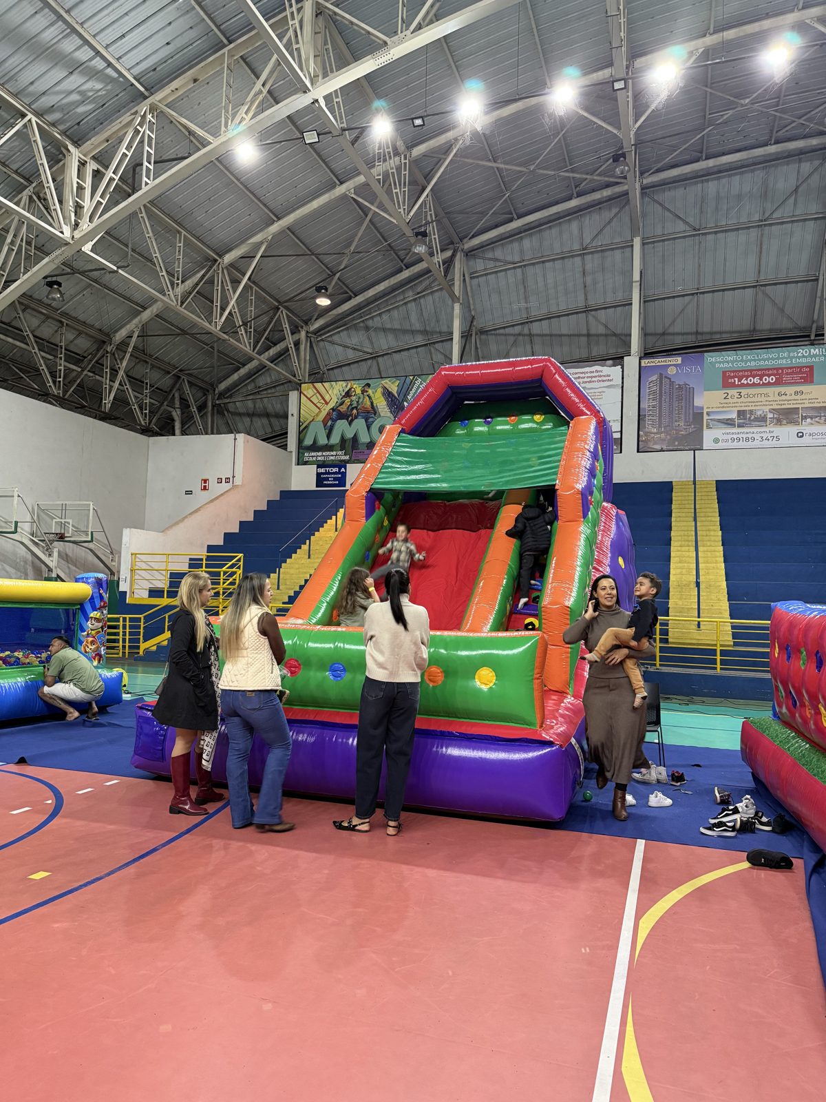 Tobogã Artuela em evento real